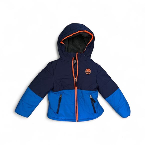 Gerry Toddler 4T Boys Two Tone Blue Winter Ski Jacket - Picture 1 of 4